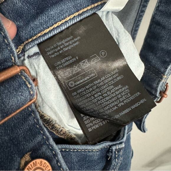 &Denim by H&M Girls Denim Jean Shortalls Overalls Size 14 (14Y+) 14 Years & Up - Picture 5 of 9